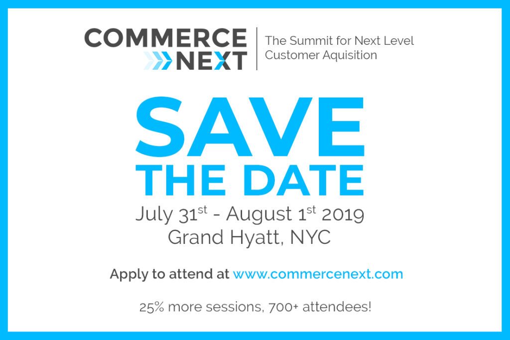 Save the Date: CommerceNext 2019