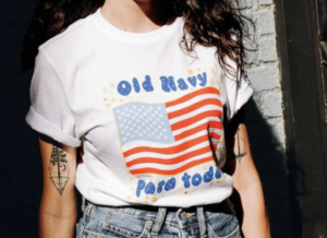 Old Navy Flag Tee