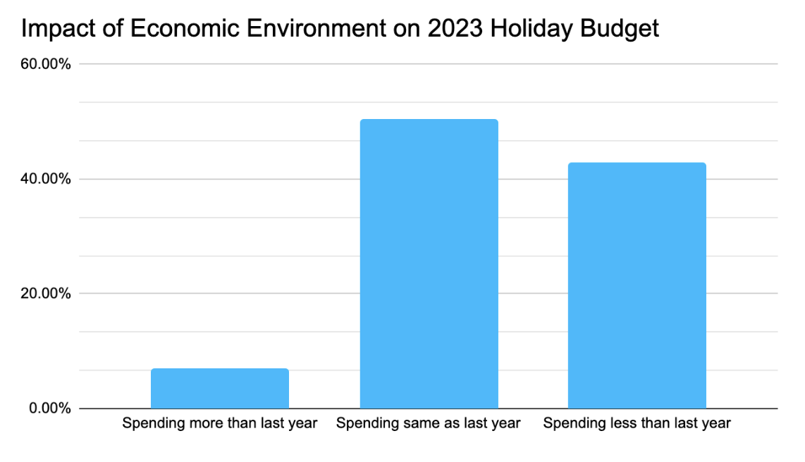 ecommerce holiday shopping budgets