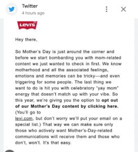 Mother's Day Marketing