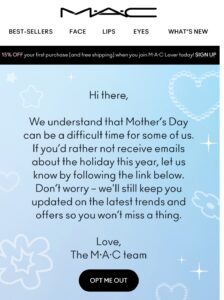 Mother's Day Marketing