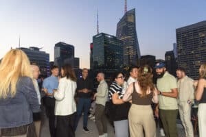 Rooftop party at CommerceNext