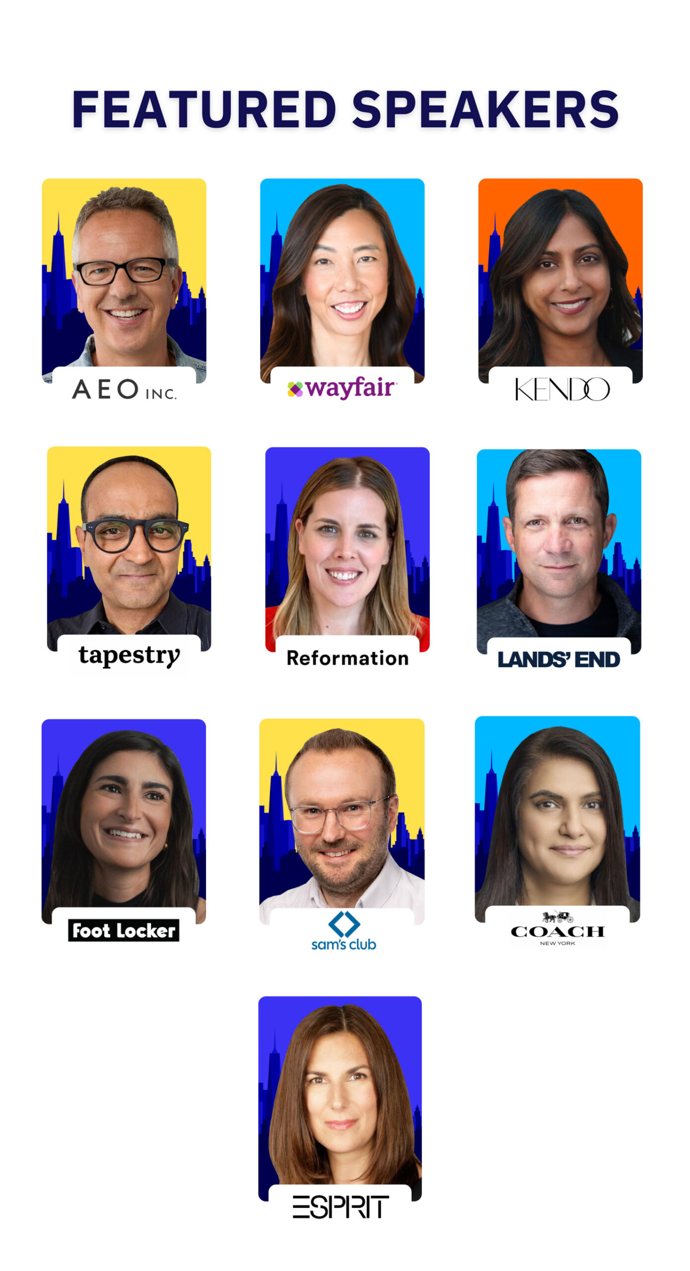 Featured speakers | Kim Waldman | Craig Brommers | Fiona Tan | Tom Ward